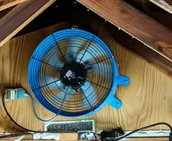 attic fan services with installed attic ventilation fan system in Fort Lauderdale, FL